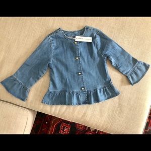 Girls Janie and Jack Chambray Shirt